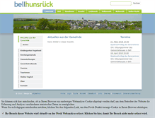 Tablet Screenshot of bell-hunsrueck.de